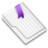 Favorites Flag Purple Icon